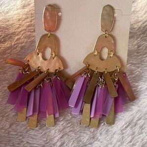 Kendra Scott Kitty chandelier Statement earrings